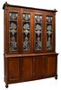 ITALIAN ETCHED GLASS DISPLAY CABINET