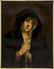 ITALIAN PRINT ON CANVAS, OUR LADY OF SORROWS