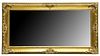 FRENCH STYLE GILT BEVELED WALL MIRROR