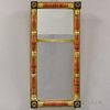 Federal Grain-painted and Gilt Split-baluster Mirror