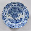 Delft Blue and White Ceramic Charger
