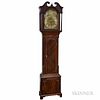 George III Inlaid Mahogany Tall Clock