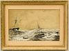 Framed Frederick and Coulton Waugh Oil on Board of a Nautical Scene