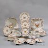 Set of Twenty-seven Chinese Export-style Porcelain Tableware Items