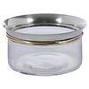 Cartier Glass and Silver Bowl