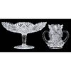 Two Brilliant Period Cut Glass Serving Pieces