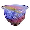 Brilliant Period Cut Glass Rainbow Bowl