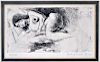 Raphael Soyer Etching of Nude Woman #28/30