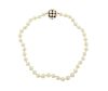 14K Gold Sapphire Pearl Necklace