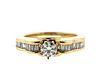 14K Gold Diamond Engagement Ring