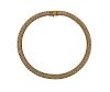 Tiffany &amp; Co 18K Gold Woven Link Necklace