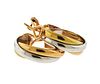 Cartier Trinity 18k Gold Hoop Earrings