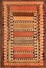 Antique Persian Gabbeh Rug Size 3.5 x 5.3