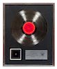 A Chicago Transit Authority Platinum Record Award Height 20 3/4 x width 16 3/4 inches (overall).
