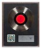 A Chicago III Platinum Record Award Height 20 3/4 x width 16 3/4 inches (overall).