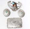 Navajo Silver Jewelry- Assorted Group
