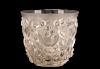 Rene Lalique Clear Frosted Glass "Avallon" Vase