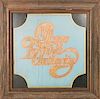 A Chicago Transit Authority Sealed Promotional LP Height of frame 17 x width 17 inches.