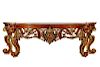 Palatial French Baroque Style Console Table