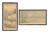Collection of 2 Japanese Watercolors, Signed