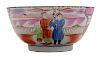Hand-Painted Porcelain Rice Bowl