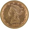 U.S. 1881 LIBERTY $10 GOLD COIN