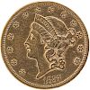 U.S. 1857-S LIBERTY $20 GOLD COIN