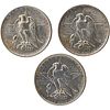 U.S. 1937 P, D, AND S TEXAS CENTENNIAL 50C COINS