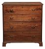 Southern Chippendale Walnut Chest of