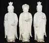 Set of 3 Chinese Porcelain Buddha
