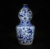 Chinese Blue/White Gourd Shape Vase