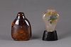2 Pieces Chinese Stone Snuff Bottles