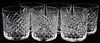 WATERFORD 'ALANA' CRYSTAL ROCK GLASSES SET OF 6