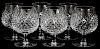 WATERFORD 'ALANA' CRYSTAL BRANDY SNIFTERS SET OF 6