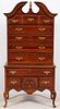 MAHOGANY QUEEN ANNE STYLE HIGHBOY