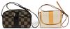 FENDI LEATHER AND CANVAS BAGS TWO