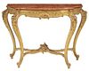 Italian Louis XV Style Carved and Gilt