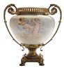 S&#232;vres Style Porcelain and Bronze-