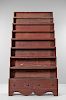 Red-painted "Harvard" Stacking Bookcase