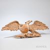 Carved Spreadwing Eagle Plaque