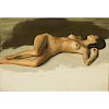 Jesse W. Corsaut, Reclining Female Nude