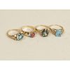 Four Assorted Gemstone Rings