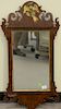 Chippendale mahogany mirror. 35" x 19"