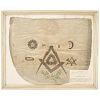 Masonic Apron Related to Napoleonic Wars
