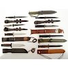 Lot of 9 WWII German Contemporary Fighting Knives