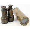 Civil War Era Binoculars and Telescope