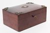 Antique Cigar Humidor with Sterling Silver Mounts