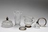 Cut Glass incl. Lalique & Silver, Group