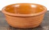Pennsylvania redware bowl, 19th c., attributed to Solomon Miller, Hampton Pennsylvania, 4'' h., 10 1/