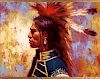 James Ayers | Indian in Headdress